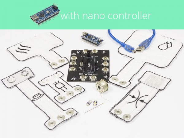 Smart Textiles Kit incl nano controller - wearic